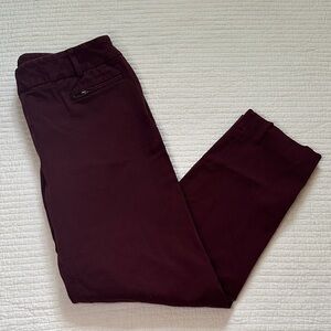 Talbots Chatham Corduroy Pants in Wine